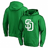 Men's San Diego Padres Fanatics Branded Kelly Green St. Patrick's Day White Logo Pullover Hoodie,baseball caps,new era cap wholesale,wholesale hats